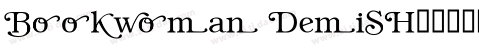 Bookwoman DemiSH字体转换